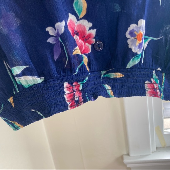 Vintage 80s Hawaiian style blouse - Picture 5 of 5